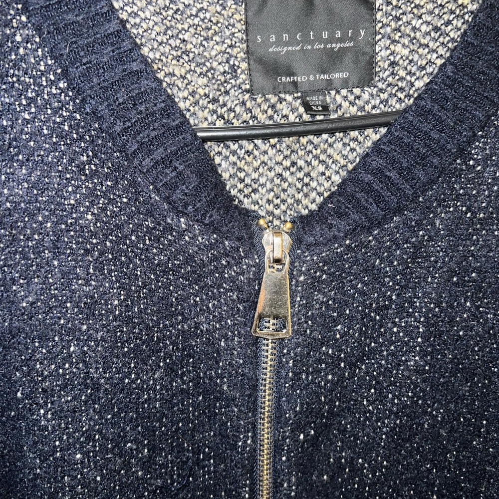 Sanctuary Men's Navy Sweater